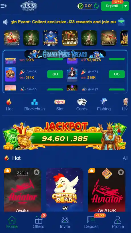 J33 Bet Game APK