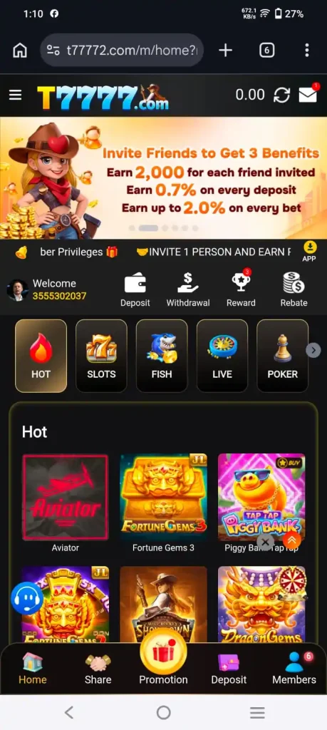 T7777 Game